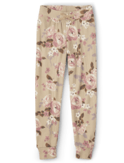 Pantalones Jogger Estampados Waffle Niñas