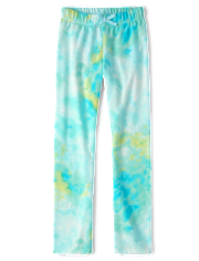 Girls Tie Dye Flare Pants