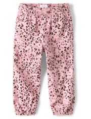 Girls Print Pull On Jogger Pants