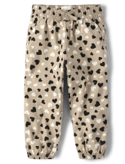 Pantalones jogger estampados para niñas