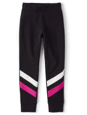 Girls Colorblock Jogger Pants