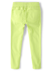 Jeggings en tricot sergé pour fille