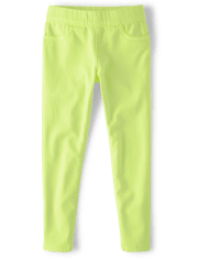 Jeggings en tricot sergé pour fille