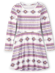 Girls Print Everyday Dress