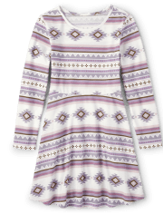 Girls Print Everyday Dress