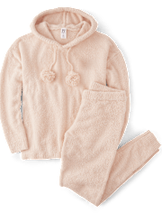 Womens Pom Pom Cozy Pajamas