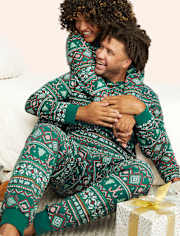 Pijama térmico Fairisle familiar a juego para hombre