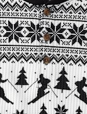 Pijamas térmicos de esquí para hombre