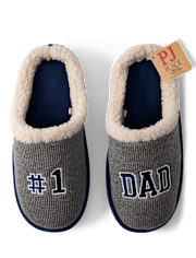 Mens Number 1 Dad Slippers