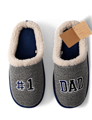 Mens Number 1 Dad Slippers