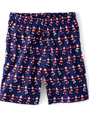 Mens Flannel Pajama Shorts