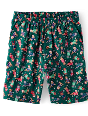 Mens Flannel Pajama Shorts