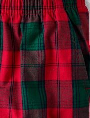 Pantalones Shortsde pijama de franela para hombre