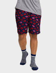 Mens Flannel Pajama Shorts