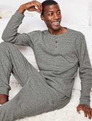 Top de pijama térmico para hombre