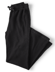 Pantalones térmicos acampanados para mujer