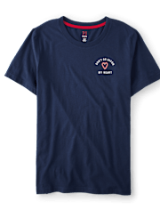 Adult Valentine's Day Graphic Sleep Tee