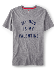 Camiseta para dormir con estampado del día de San Valentín para hombre