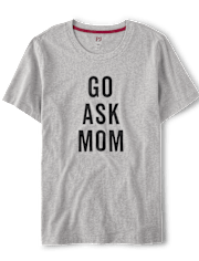 Camiseta para dormir con estampado gráfico para hombre