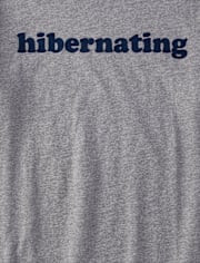 Camiseta para dormir con estampado gráfico para hombre