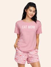 Womens Graphic Sleep Tee