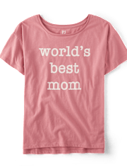 Camiseta para dormir con estampado gráfico para mujer