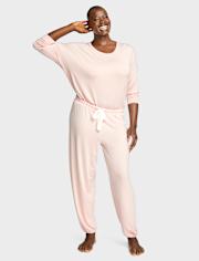 Womens Tie-Front Modal Pajama Pants