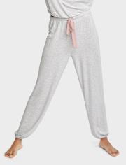 Pantalones de pijama modal con lazo frontal para mujer