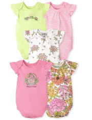 Baby Girls Mix And Match Floral 7-Piece Set