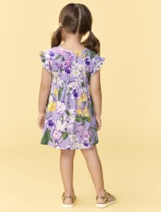 Baby and Toddler Girls Floral Everyday Dress