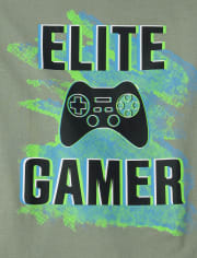 Camiseta con gráfico Elite Gamer para niños