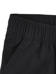 Shorts sin cierres de sarga para bebés y niñas pequeñas