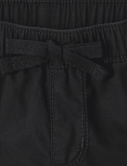 Shorts sin cierres de sarga para bebés y niñas pequeñas