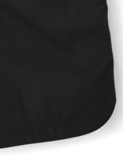 Shorts sin cierres de sarga para bebés y niñas pequeñas