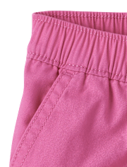 Shorts sin cierres de sarga para bebés y niñas pequeñas