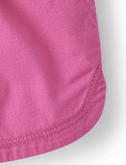 Shorts sin cierres de sarga para bebés y niñas pequeñas