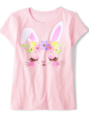 Girls Bunny Graphic Tee
