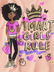 Girls Smart Girls Graphic Tee
