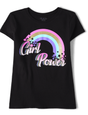 Girls Girl Power Graphic Tee