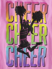 Girls Cheer Graphic Tee