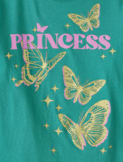 Girls Princess Graphic Tee