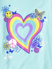 Lot de 3 t-shirts graphiques Icon pour fille