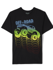 Camiseta estampada Off Road para niños