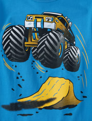 Camiseta con gráfico Monster Truck para niños