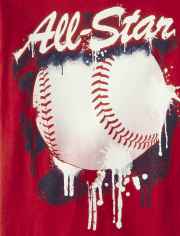 Camiseta con gráfico All-Star para niño