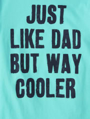 Boys Just Like Dad Graphic Tee