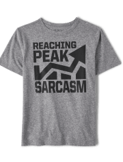 Boys Peak Sarcasm Graphic Tee