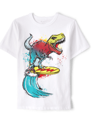 Boys Dino Surf Graphic Tee