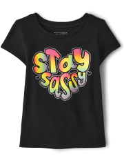 Baby And Toddler Girls Sassy Graphic Tee