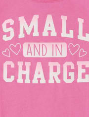 Paquete de 3 camisetas con estampado Sassy Vibes para bebés y niñas pequeñas